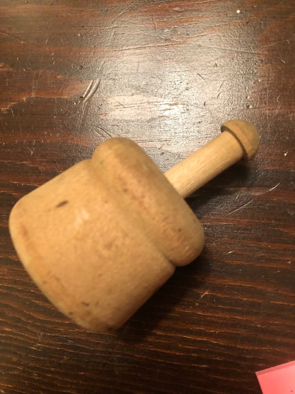 Vintage Wooden Butter Press - Picture 3 of 5